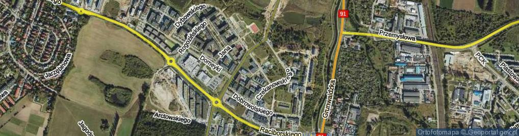 Zdjęcie satelitarne Romera Eugeniusza, prof. ul.